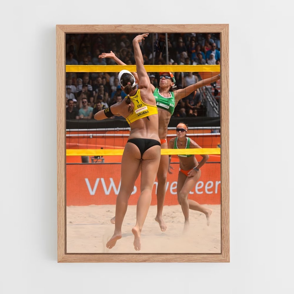 Poster Beach volleyball – affiche Beach-volley (vue 4)
